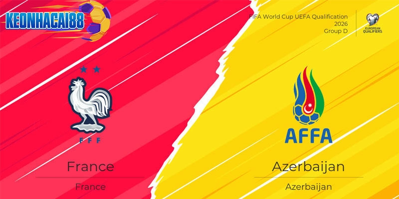 Soi kèo Pháp vs Azerbaijan 1h45 ngày 11/10 - Vòng loại World Cup